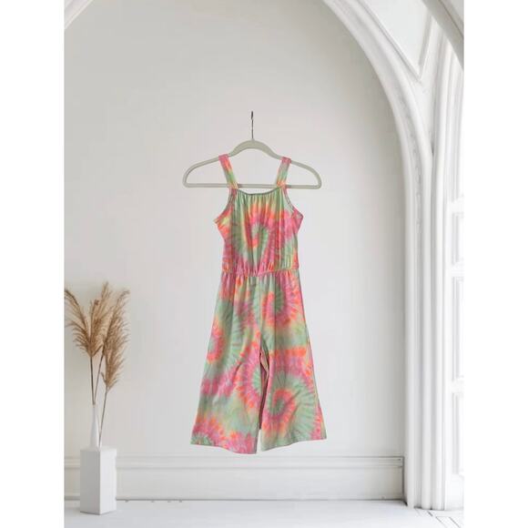 GIRLS WONDER NATION NEON MULTI COLORED ROMPER SZ 6/6X SMALL - Picture 1 of 6